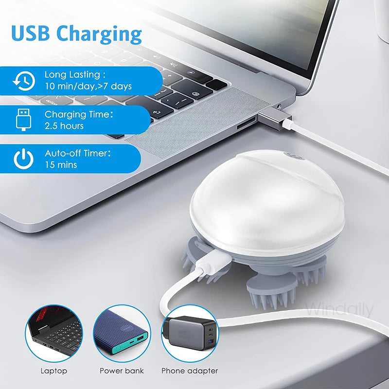 Smart Electric Scalp Massager